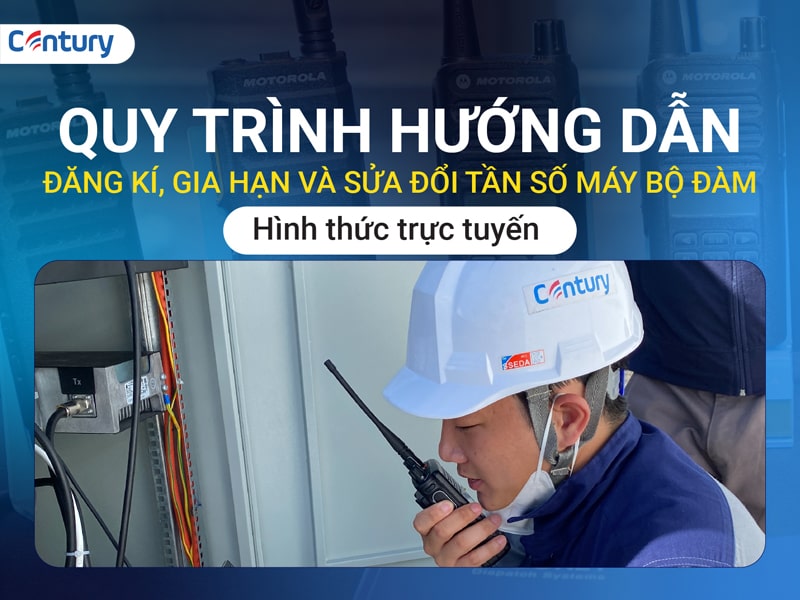 Việc đăng ký giấy phép tần số là yêu cầu bắt buộc khi sử dụng máy bộ đàm tại Việt Nam